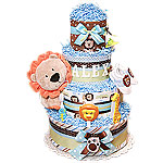 Alex King of the Jungle Diaper Cake Alex King of the Jungle Diaper Cake