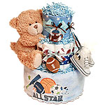 Future All Star Football Diaper Cake