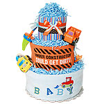 Under Construction Diaper Cake