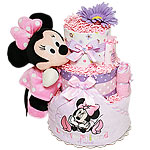 Bath Minnie Mouse Diaper Cake Bath Minnie Mouse Diaper Cake