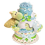 Little Dino Big Dino Diaper Cake