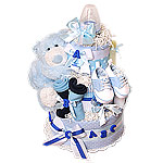 ABC Blue Bear Diaper Cake ABC Blue Bear Diaper Cake