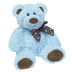 Blue Teddy Bear - 8" Soft Baby Toy