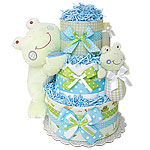 Little Cutie Frog Diaper Cake