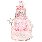Cinderella Princess Diaper Cake