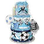 Future Star Soccer Diaper Cake
