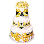 Busy Bee Decoration Diaper Cake