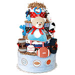All Star Sport Bear Diaper Cake All Star Sport Bear Diaper Cake