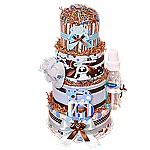 Custom "B" is for a Boy Diaper Cake