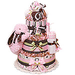 Custom Bunny Diaper Cake