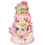 Cutesy Garden Butterfly Diaper Cake