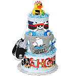 Daddy's First Mate Pirate Diaper Cake