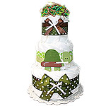 Turtle Decoration Diaper Cake