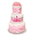 Princess Crown Decoration Diaper Cake