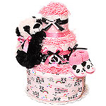 Baby Panda Diaper Cake