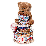 Baseball Bear Diaper Cake Baseball Bear Diaper Cake