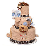 Woof Woof Puppy Diaper Cake