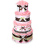Custom Diaper Cake with Blankets