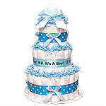 Blue Diaper Cake Blue Diaper Cake