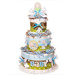 Baby Boy ABC Diaper Cake