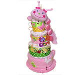 Fun Caterpillar Diaper Cake