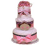 Jungle Monkey Decoration Diaper Cake