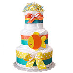 Tropical Fish Decoration Diaper Cake