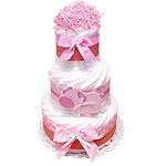 Farm Pig Decoration Diaper Cake