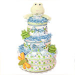 Frog Diaper Cake
