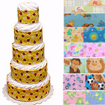 Custom Half-Way Decorated Diaper Cake Custom Half-Way Decorated Diaper Cake