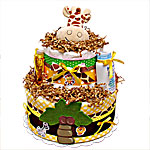 Hiding Giraffe Diaper Cake