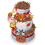 Hoops Champ Sport Diaper Cake