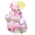 Lady Bug's Life Diaper Cake