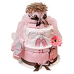 Teeny Tiny Ballerina Diaper Cake