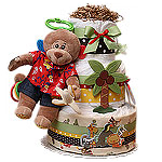Play Time Monkey Diaper Cake