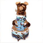 Playful Puppy Diaper Cake