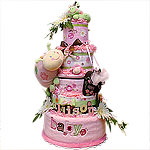 Spring Garden Diaper Cake
