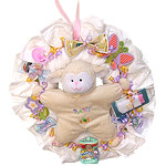 Little Lamb Diaper Wreath