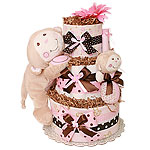 Little Cutie Monkey Diaper Cake