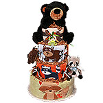 Forest Friends Diaper Cake
