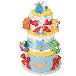 Fun Friends Dinosaurs Diaper Cake