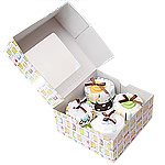 Four Washcloth Cupcakes