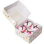Four Washcloth Cupcakes Pink for a Girl