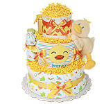 Happy Duck Diaper Cake Happy Duck Diaper Cake