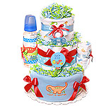 Little Cute-a-saurus Dinosaur Diaper Cake