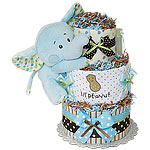 Lil Peanut Boy Diaper Cake