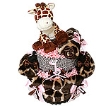 Luxe Giraffe Couture Diaper Cake
