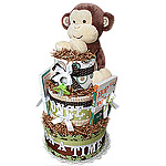 Once Upon A Time Monkey Diaper Cake