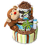 NOJO Monkey Diaper Cake