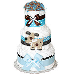 Fun Puppy Decoration Diaper Cake